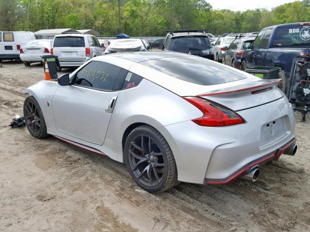 JN1AZ4EH4FM441540 - 2015 NISSAN 370Z BASE SILVER photo 3