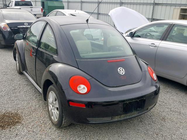 3VWPW31C08M518509 - 2008 VOLKSWAGEN NEW BEETLE BLACK photo 3
