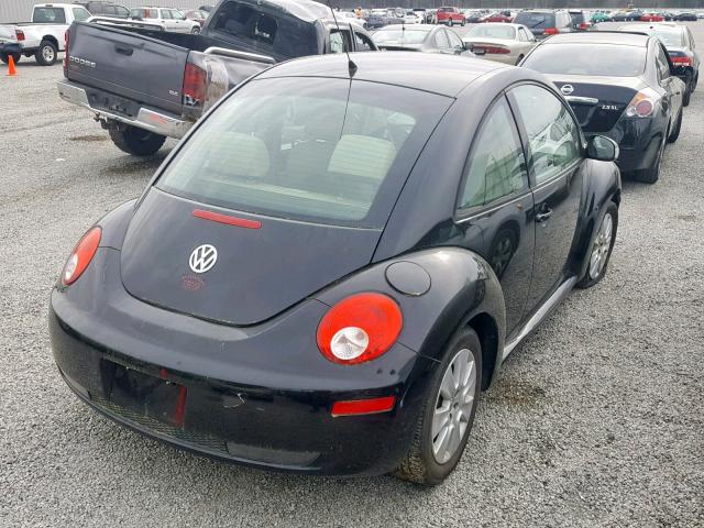 3VWPW31C08M518509 - 2008 VOLKSWAGEN NEW BEETLE BLACK photo 4