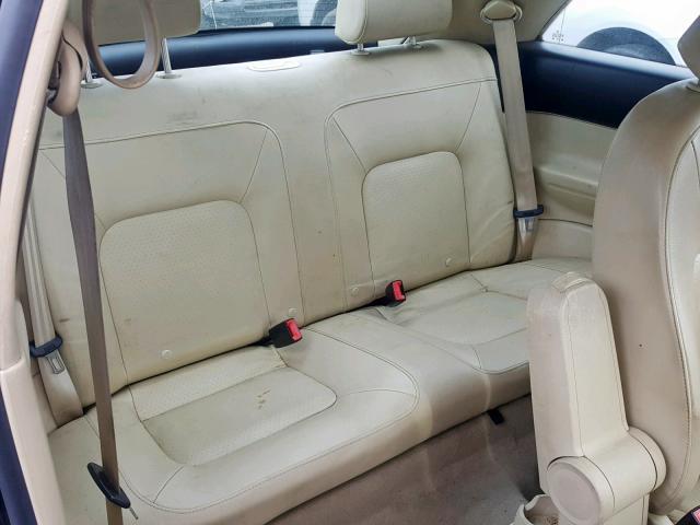 3VWPW31C08M518509 - 2008 VOLKSWAGEN NEW BEETLE BLACK photo 6