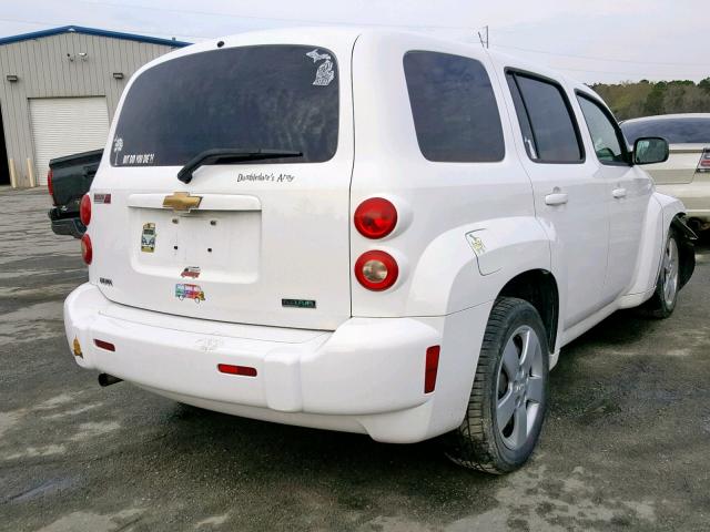 3GNBAADBXAS591737 - 2010 CHEVROLET HHR LS WHITE photo 4