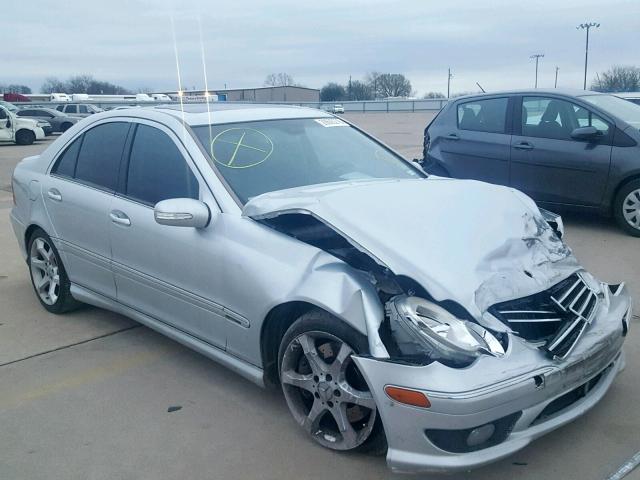 WDBRF52H27F858324 - 2007 MERCEDES-BENZ C 230 SILVER photo 1