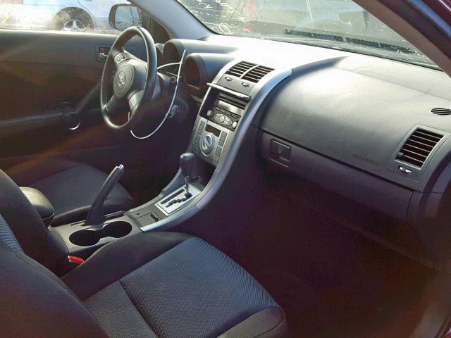 JTKDE177260104051 - 2006 TOYOTA SCION TC BURGUNDY photo 5