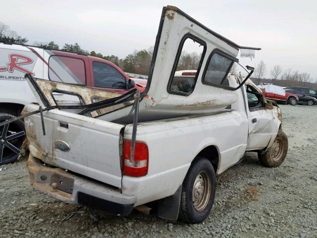 1FTYR10D06PA94298 - 2006 FORD RANGER WHITE photo 4