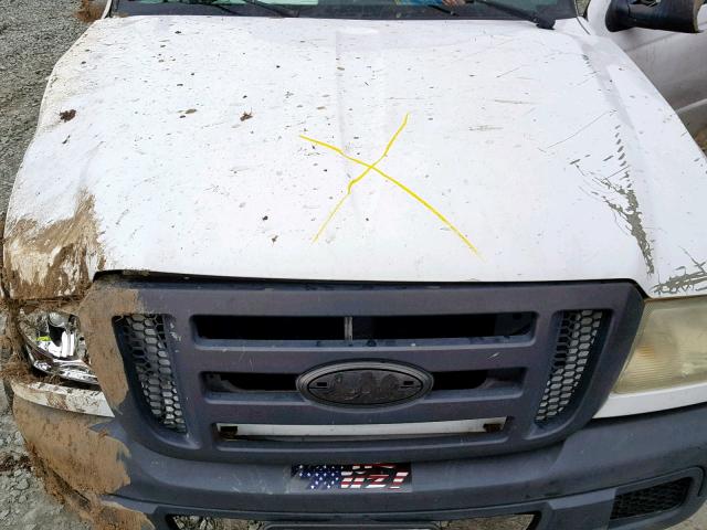 1FTYR10D06PA94298 - 2006 FORD RANGER WHITE photo 7