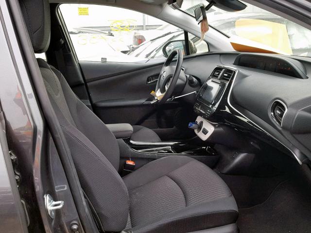 JTDKARFP5H3022715 - 2017 TOYOTA PRIUS PRIM 灰色 照片 5