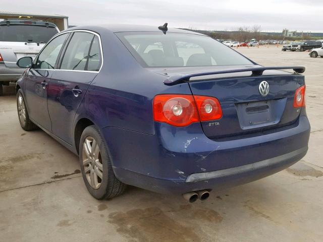 3VWRF71K07M102952 - 2007 VOLKSWAGEN JETTA 2.5 BLUE photo 3