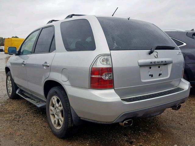 2HNYD18804H524462 - 2004 ACURA MDX TOURIN SILVER photo 3