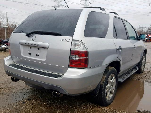 2HNYD18804H524462 - 2004 ACURA MDX TOURIN SILVER photo 4