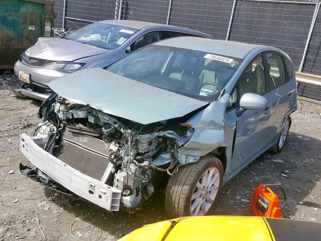 JTDZN3EU6D3279402 - 2013 TOYOTA PRIUS V BLUE photo 2