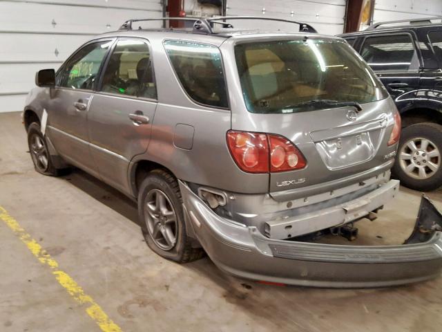 JT6HF10U8X0073466 - 1999 LEXUS RX 300 GRAY photo 3