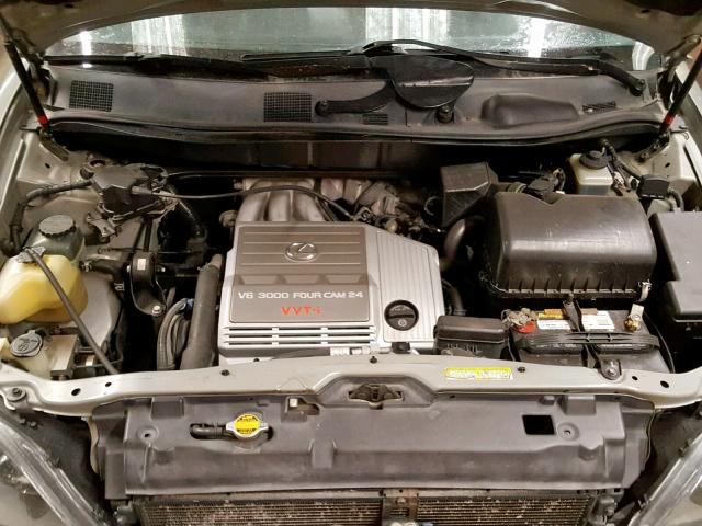 JT6HF10U8X0073466 - 1999 LEXUS RX 300 GRAY photo 7