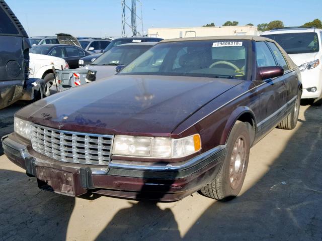 1G6KS52Y7VU806990 - 1997 CADILLAC SEVILLE SL BURGUNDY photo 2