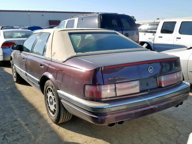 1G6KS52Y7VU806990 - 1997 CADILLAC SEVILLE SL BURGUNDY photo 3