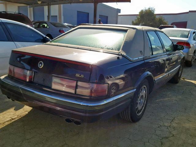 1G6KS52Y7VU806990 - 1997 CADILLAC SEVILLE SL BURGUNDY photo 4