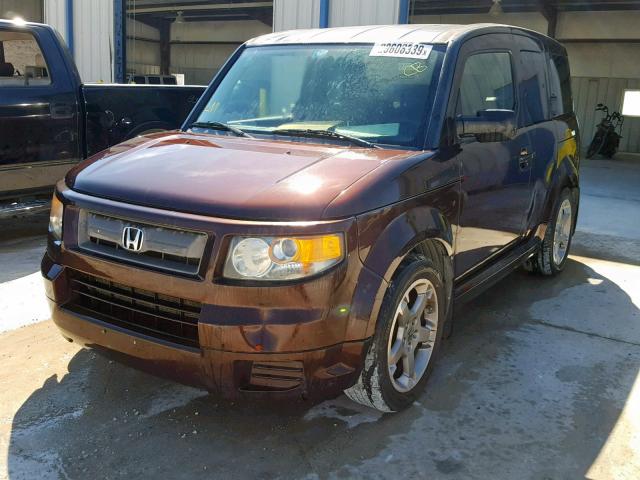 5J6YH18958L001329 - 2008 HONDA ELEMENT SC PURPLE photo 2