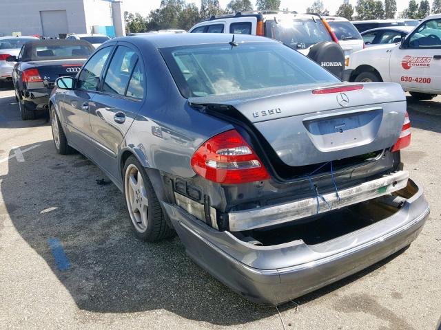 WDBUF56J96A752407 - 2006 MERCEDES-BENZ E 350 GRAY photo 3