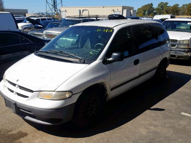 2B4GP25R0XR168943 - 1999 DODGE CARAVAN WHITE photo 2