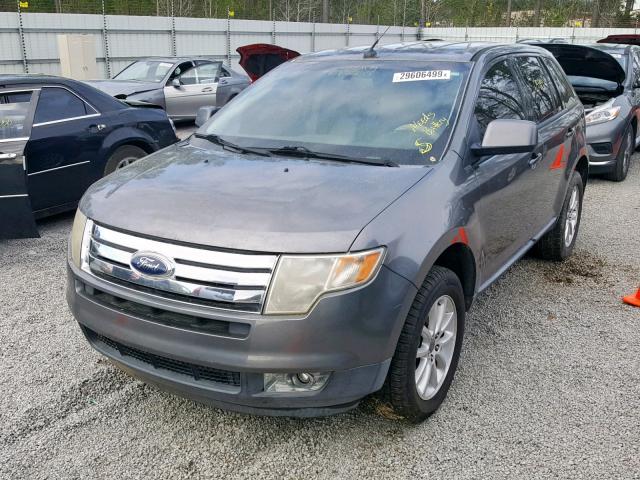 2FMDK3JC6ABA33702 - 2010 FORD EDGE SEL GRAY photo 2