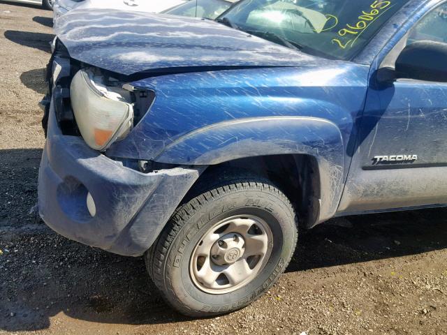 5TETU62N26Z278517 - 2006 TOYOTA TACOMA PRE BLUE photo 9