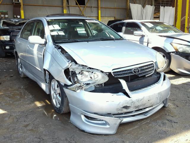 1NXBR32EX8Z968566 - 2008 TOYOTA COROLLA SILVER photo 1