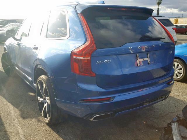 YV4A22PM1H1154979 - 2017 VOLVO XC90 T6 BLUE photo 3