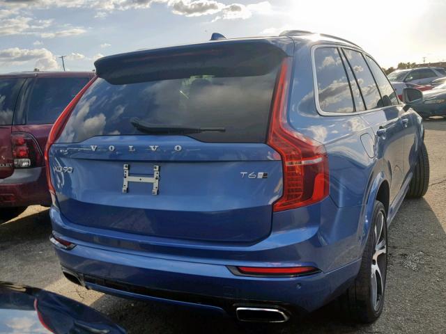 YV4A22PM1H1154979 - 2017 VOLVO XC90 T6 BLUE photo 4