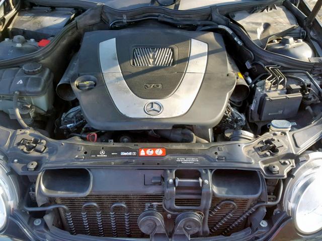 WDBRF87H16F822990 - 2006 MERCEDES-BENZ C 350 4MAT BLACK photo 7