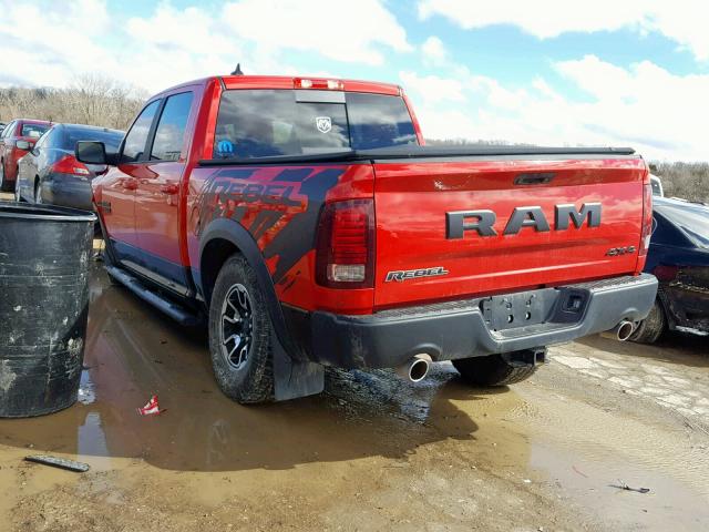 1C6RR7YT2GS211131 - 2016 RAM 1500 REBEL RED photo 3