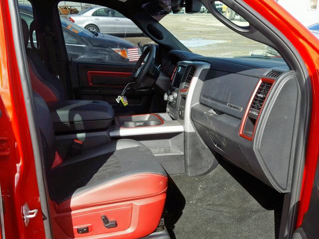 1C6RR7YT2GS211131 - 2016 RAM 1500 REBEL წითელი ფოტო 5