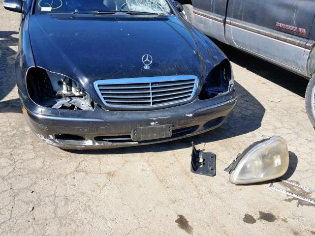 WDBNG70J94A400690 - 2004 MERCEDES-BENZ S 430 BLACK photo 9