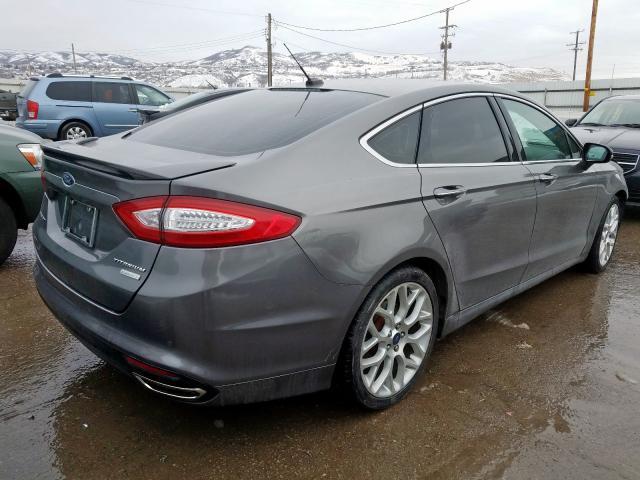 3FA6P0K96ER290615 - 2014 FORD FUSION TITANIUM  photo 4