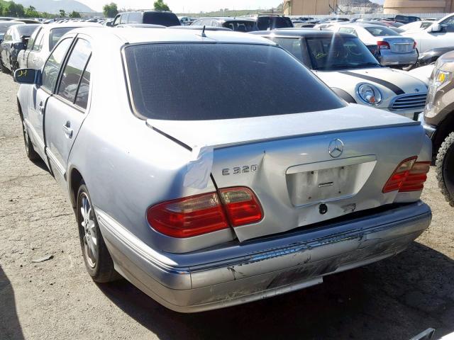 WDBJF65J91B168814 - 2001 MERCEDES-BENZ E 320 SILVER photo 3