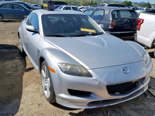 JM1FE173640125673 - 2004 MAZDA RX8 SILVER photo 1