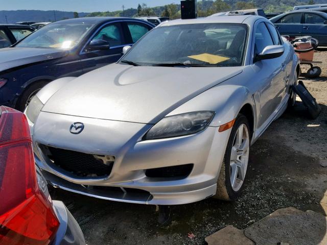 JM1FE173640125673 - 2004 MAZDA RX8 SILVER photo 2