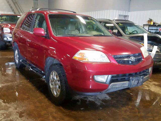 2HNYD18893H517542 - 2003 ACURA MDX TOURIN RED photo 1