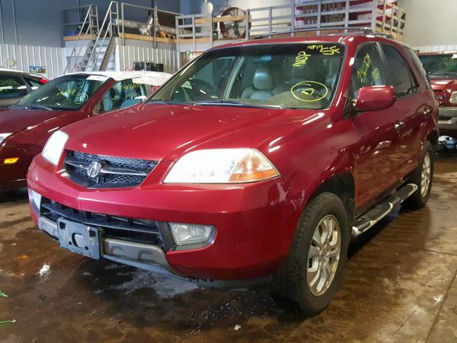 2HNYD18893H517542 - 2003 ACURA MDX TOURIN RED photo 2