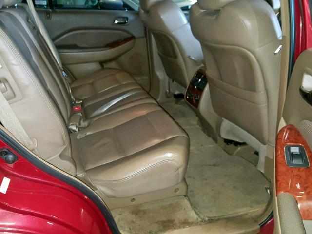 2HNYD18893H517542 - 2003 ACURA MDX TOURIN RED photo 6