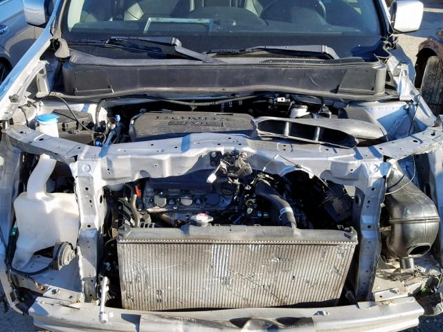 5FNYF3H75DB030543 - 2013 HONDA PILOT EXLN SILVER photo 7