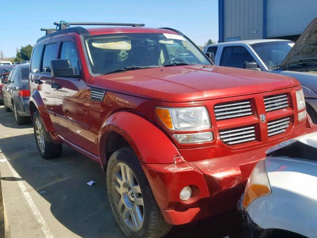 1D8GU58627W732082 - 2007 DODGE NITRO R/T RED photo 1