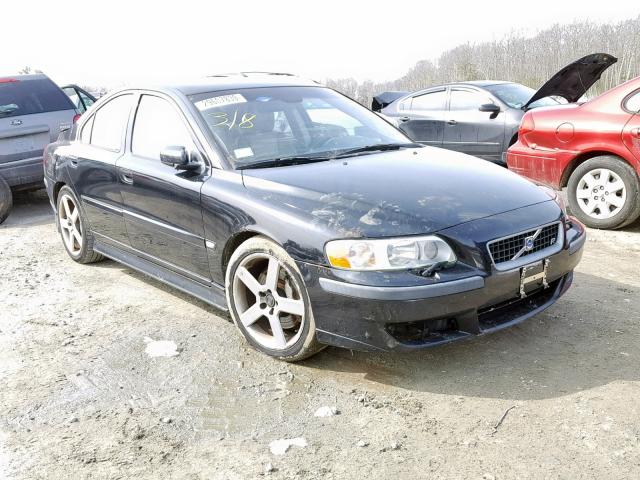 YV1RH52Y542381283 - 2004 VOLVO S60 R BLACK photo 1