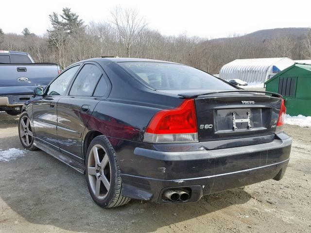 YV1RH52Y542381283 - 2004 VOLVO S60 R BLACK photo 3