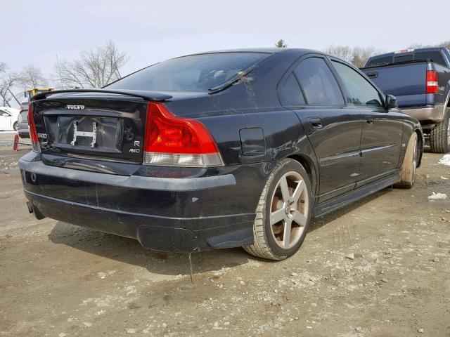 YV1RH52Y542381283 - 2004 VOLVO S60 R BLACK photo 4