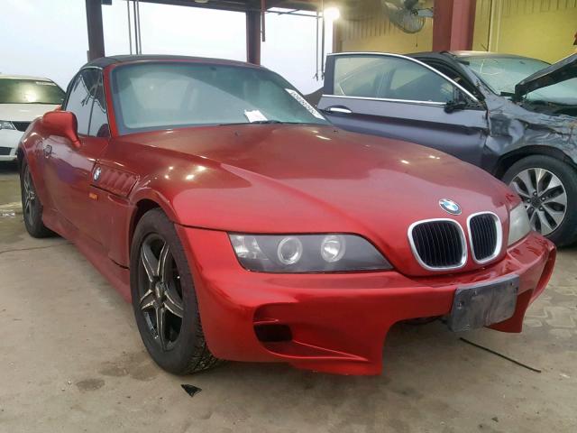 4USCH3343YLF71589 - 2000 BMW Z3 2.8 RED photo 1