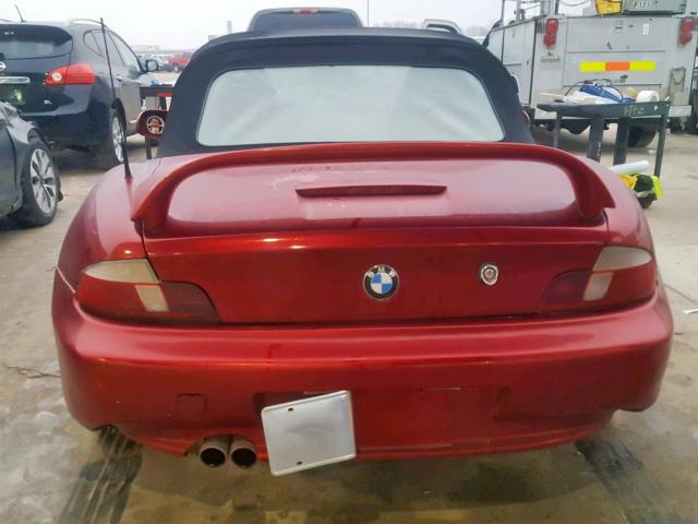 4USCH3343YLF71589 - 2000 BMW Z3 2.8 RED photo 6