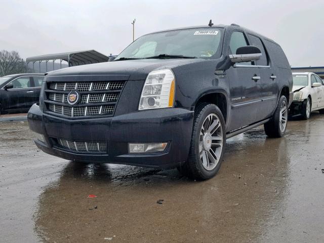 1GYS3JEFXDR303334 - 2013 CADILLAC ESCALADE E BLACK photo 2