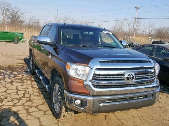 5TFAW5F14HX649495 - 2017 TOYOTA TUNDRA CRE BROWN photo 1