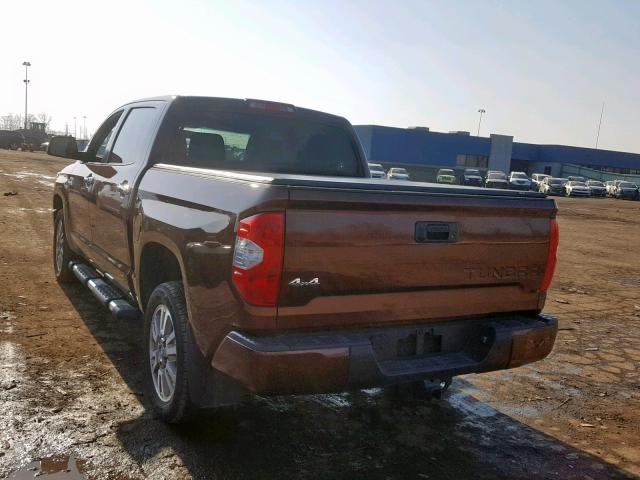 5TFAW5F14HX649495 - 2017 TOYOTA TUNDRA CRE BROWN photo 3