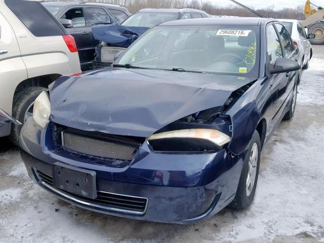 1G1ZS58F77F107649 - 2007 CHEVROLET MALIBU LS BLUE photo 2