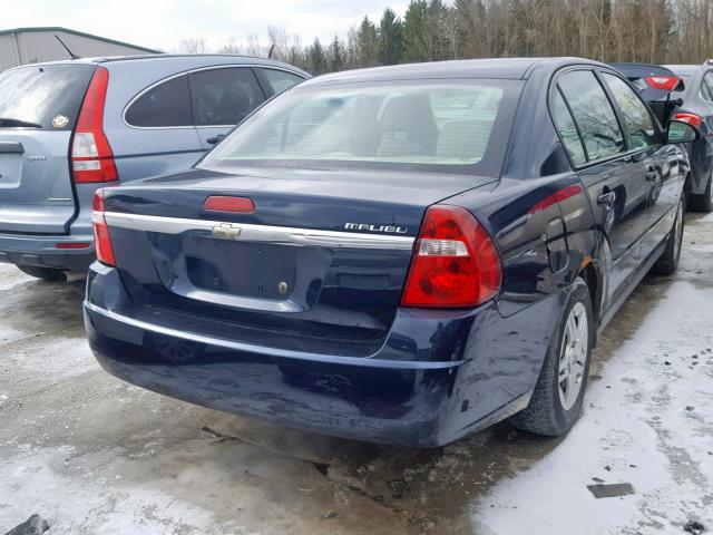 1G1ZS58F77F107649 - 2007 CHEVROLET MALIBU LS BLUE photo 4